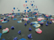 fuzzy 1.0, 2007, Silikon und Pigment , 3x4m, Liste K�ln 2007, Galerie Peter Zimmermann